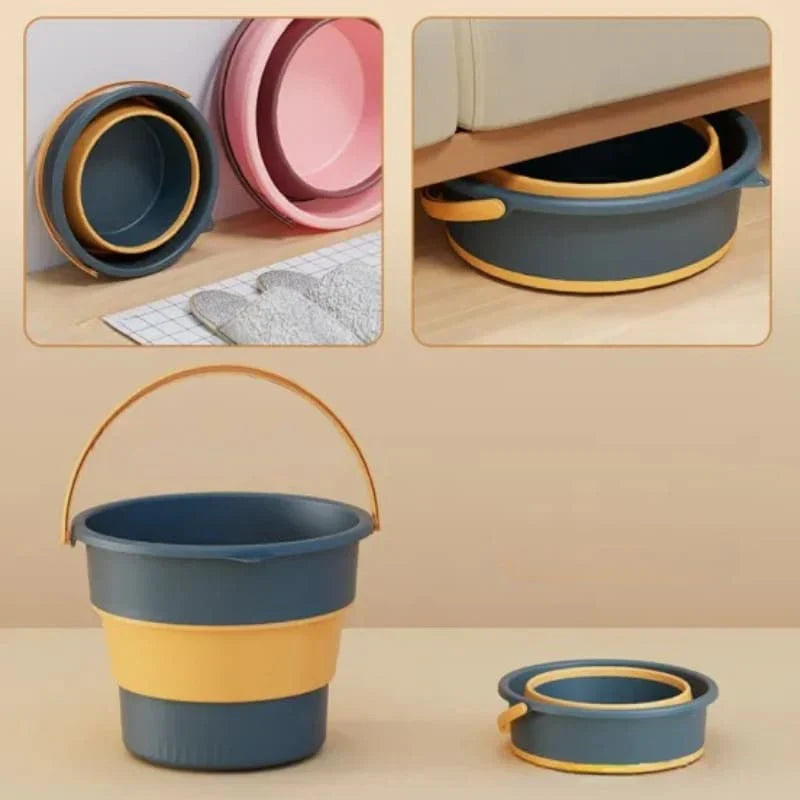 Balde Retrátil com Alça Balde Dobrável 10L/17L