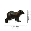 Escultura Decorativa de Urso Polar Geométrico em Resina