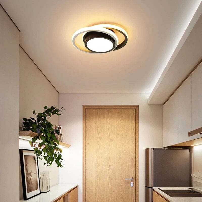 Luminária de Teto LED com Design Circular Para Quarto e Sala