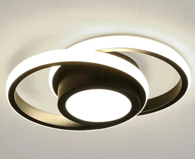 Luminária de Teto LED com Design Circular Para Quarto e Sala