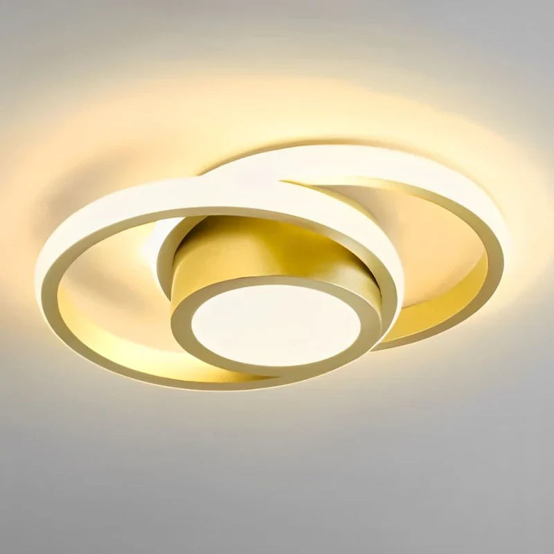 Luminária de Teto LED com Design Circular Para Quarto e Sala