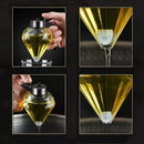 Meleira de Vidro Porta Mel Dispenser com Base