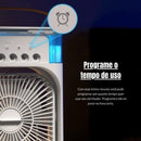 Mini Ventilador e Umidificador Portátil
