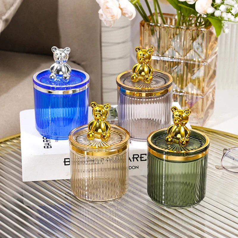 Organizador Porta Cotonete e Algodão Acrílico