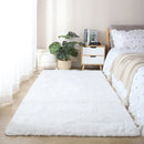 Tapete Felpudo Creme Antiderrapante para Sala e Quarto